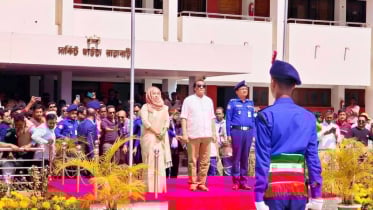 রাজবাড়ীতে নবনিযুক্ত প্রতিমন্ত্রী আলী নেওয়াজ মাহমুদ খৈয়মকে গার্ড অব অনার