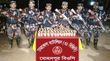 নেত্রকোনায় ৯৫ বোতল ভারতীয় মদ উদ্ধার 