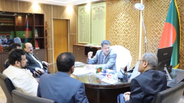 গৃহায়ন ও গণপূর্ত মন্ত্রীর সাথে রিহ্যাব প্রতিনিধিদলের সৌজন্য সাক্ষাৎ