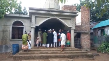 তাহিরপুরের কয়েকটি গ্রামে আগাম ঈদ উদযাপন