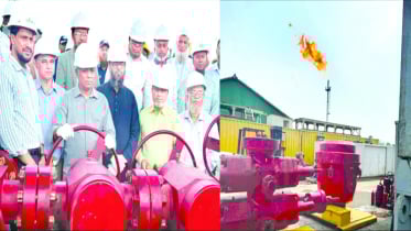 কুমিল্লার শ্রীকাইল গ্যাসক্ষেত্রের ৫ নম্বর কূপ উদ্বোধন