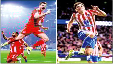 গোলোৎসবে জয় বায়ার্ন ও অ্যাটলেটিকোর