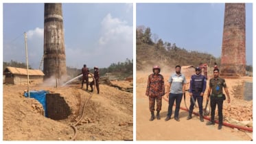 ফাইতংয়ে দুই ইটভাটায় ৫ লক্ষ টাকা জরিমানা