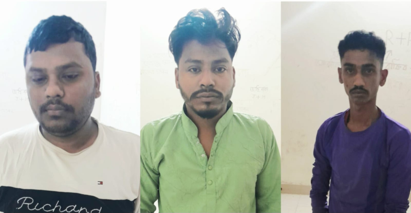 কালকিনিতে ইয়াবা ট্যাবলেটসহ তিনজন মাদক ব্যবসায়ী আটক