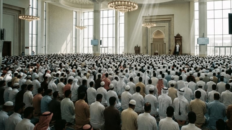উপসাগরীয় দেশগুলোতে খোলা মাঠে নয়,মসজিদের ভেতরেই ঈদের নামাজ!