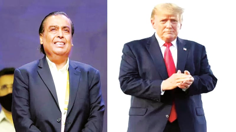 যুক্তরাষ্ট্রে তেল শোধনাগার নির্মাণে আম্বানির সঙ্গে হাত মেলালেন ট্রাম্প