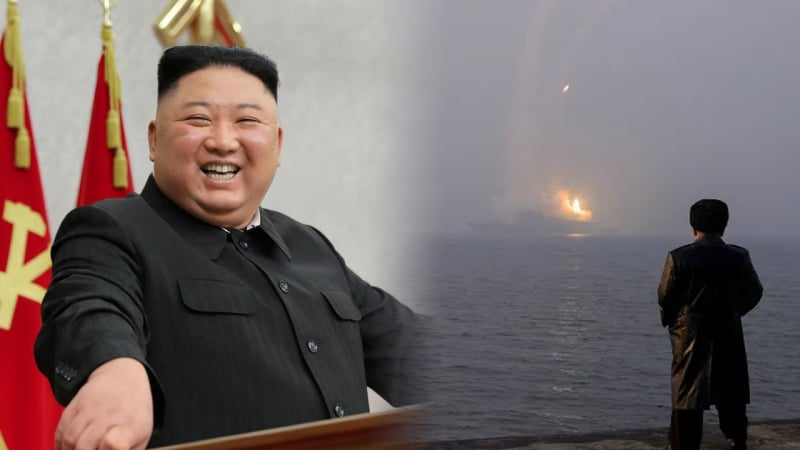 এবার যুদ্ধজাহাজ থেকে ক্ষেপণাস্ত্র ছুড়ল উত্তর কোরিয়া!