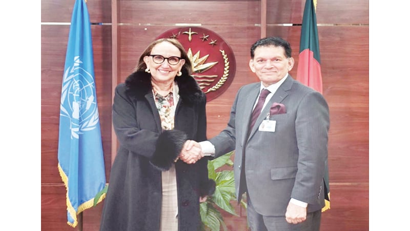 রেবেকা গ্রিনস্প্যানের সঙ্গে পররাষ্ট্র মন্ত্রীর বৈঠক