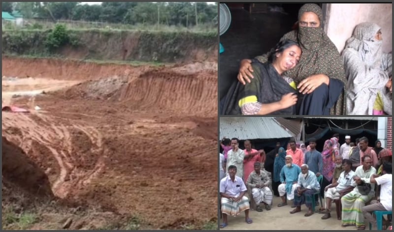 কালিয়াকৈরে রাতের আঁধারে অবৈধ মাটি কাটার সময় ট্রাকচাপায় যুবক নিহত