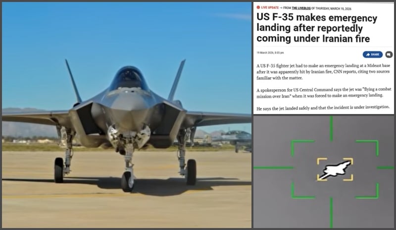 মার্কিন এফ-৩৫ যুদ্ধবিমানে ইরানের আঘাত, তেহরানের বড় সাফল্যের দাবি