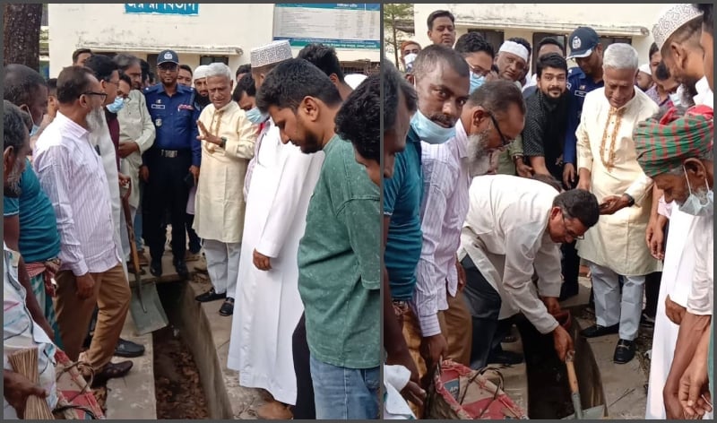 সেনবাগে পরিচ্ছন্নতা কার্যক্রম উদ্বোধন করলেন জয়নুল আবদিন ফারুক 