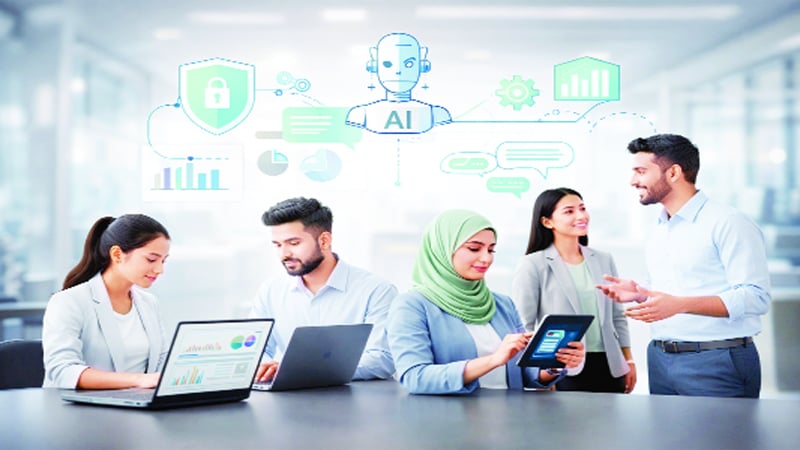 বিশ্বের প্রায় প্রতিটি দেশেই তরুণদের জন্য প্রযুক্তি তৈরি করছে নতুন সুযোগ ও সম্ভাবনা	 ছবি : এআই জেনারেটেড